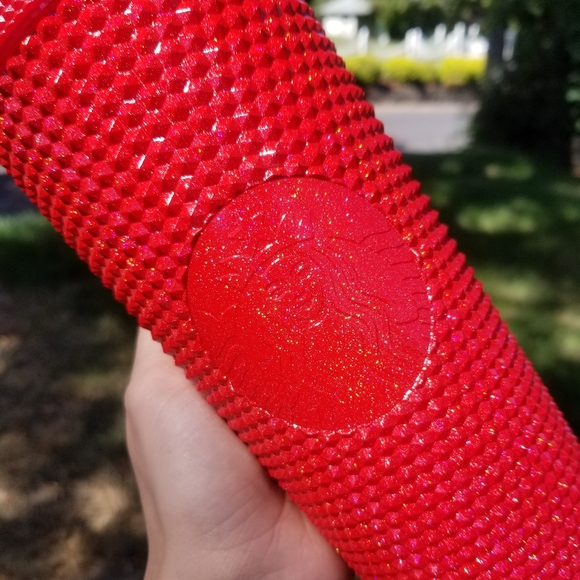 🆕️Starbucks, Custom, Red Holo Studded Tumbler - Picture 2 of 16